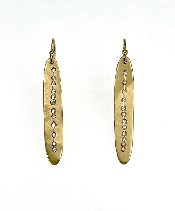 Tide drop earrings-Julie Cohn Spear Earrings