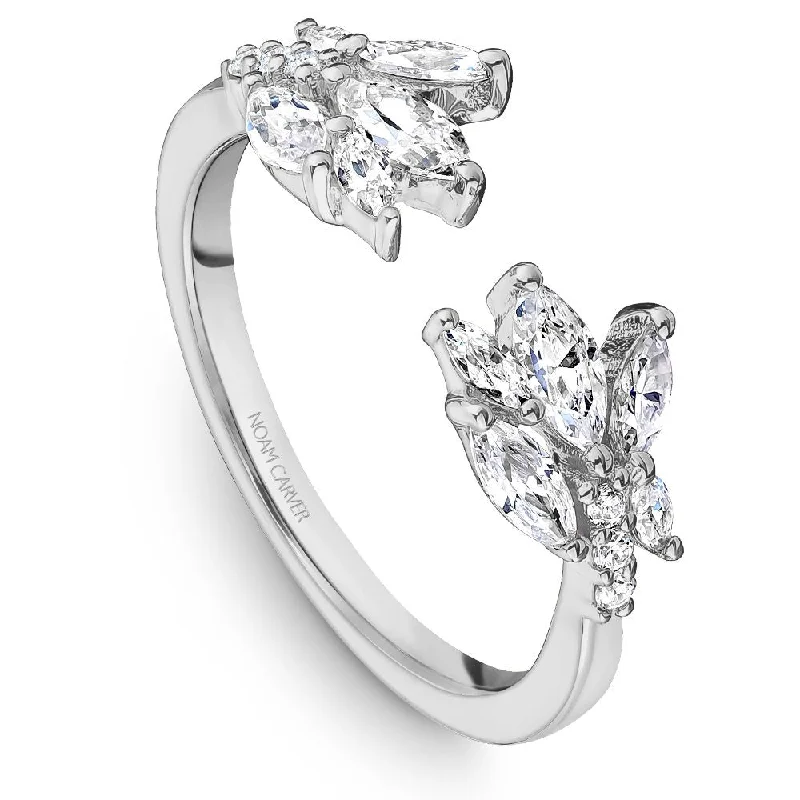 Oval cut engagement rings-Noam Carver Stackable Collection 0.99cttw. Diamond Fashion Ring STA21-1