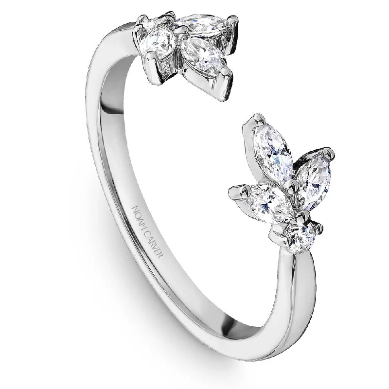 Vintage style engagement rings-Noam Carver Stackable Collection 0.44cttw. Diamond Fashion Ring STA20-1