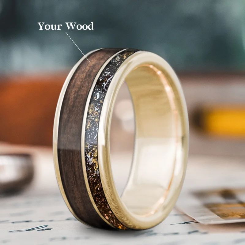 Custom Design - 2-Inlay Offset Ring q48GvHFamoGbmiPpiGN5b69H