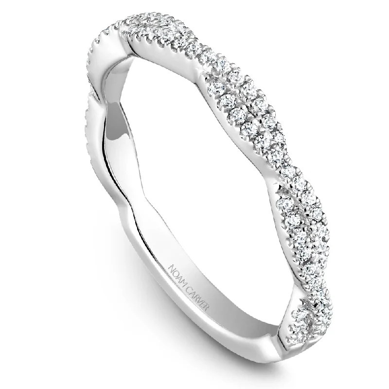 Astro theme engagement rings-Noam Carver Stackable Collection 0.20cttw. Diamond Fashion Ring STB20-1