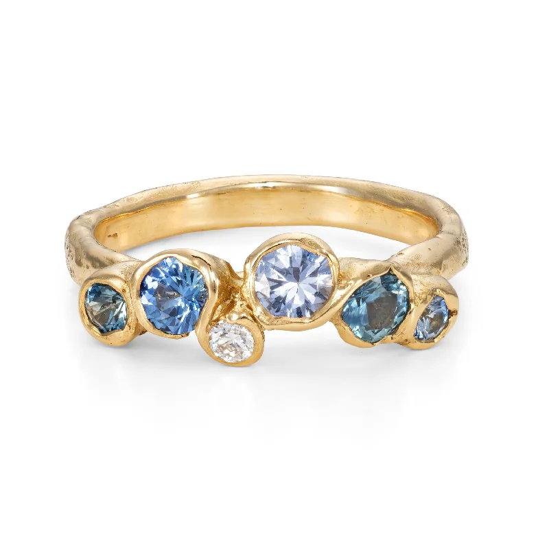 Topaz engagement rings-Meri Blue Sea Sorrel Ring