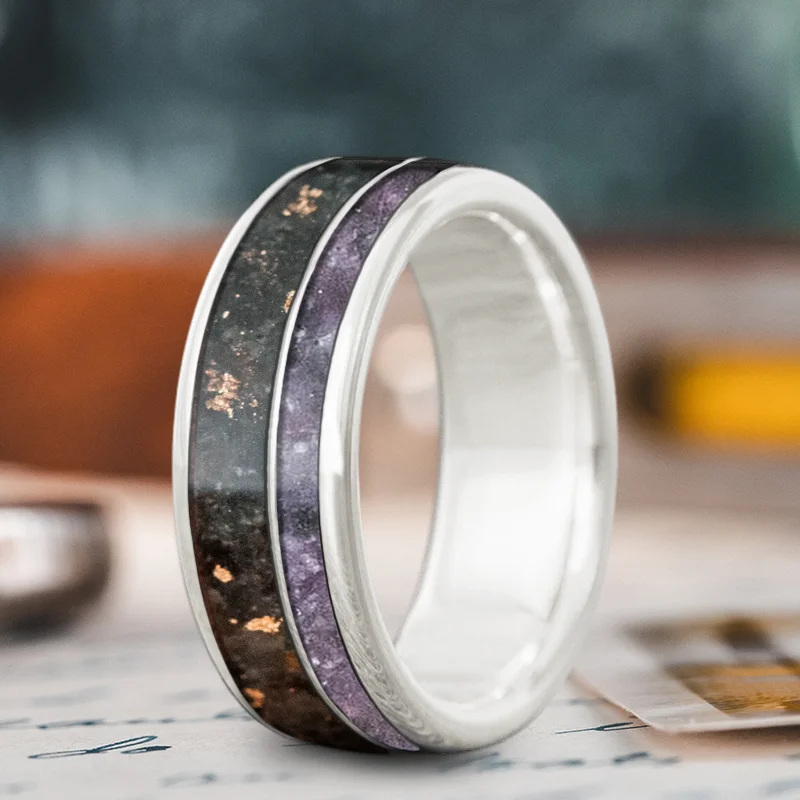 Custom Design - 2-Inlay Offset Ring rxg2AH6wwkAqAaUvbmDhkdeW