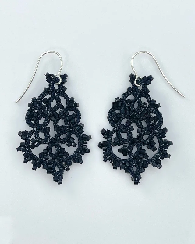 Wide statement earrings-Lorina Balteanu Dinara Earrings