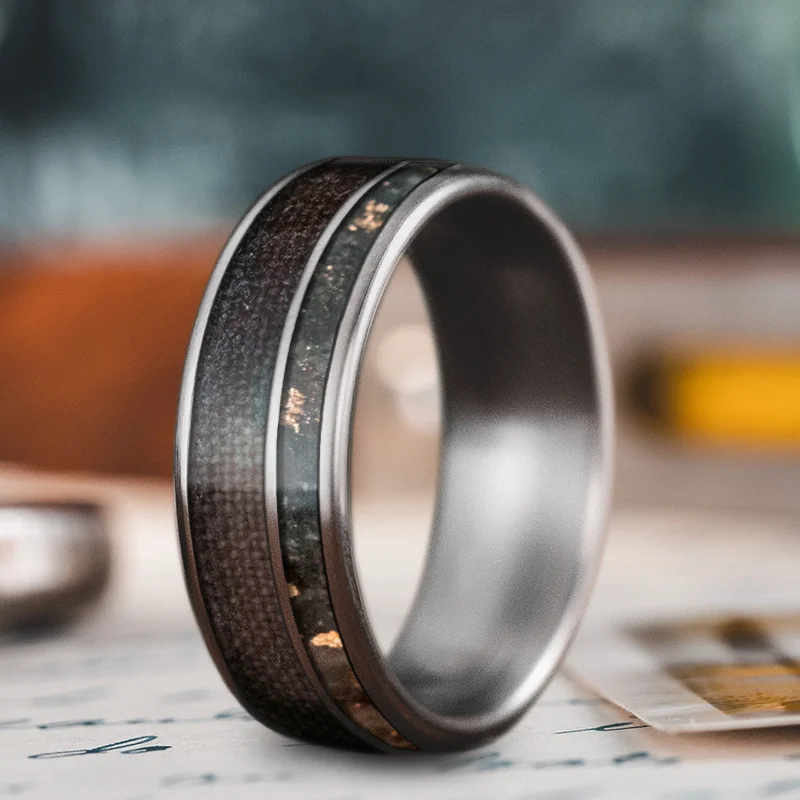 Custom Design - 2-Inlay Offset Ring o6geKNmI9q3PA7yO5EIp2MEr