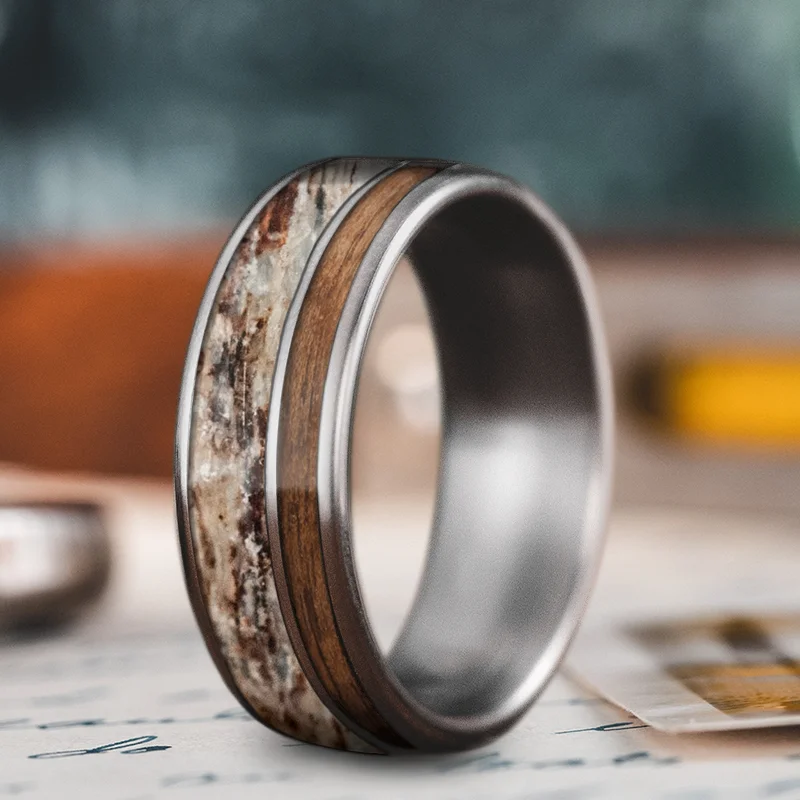 Custom Design - 2-Inlay Offset Ring SmF3mE4V9ooNvx757DcsxUi9