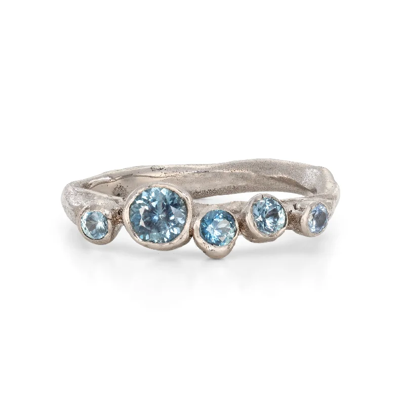 Deco design engagement rings-Ocean Stone Ebb & Flow Ring